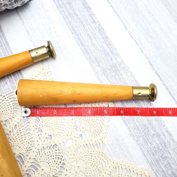 Hardwood Round Tapered Chair Table Stool Leg Set of 4 - Picture 11 of 13